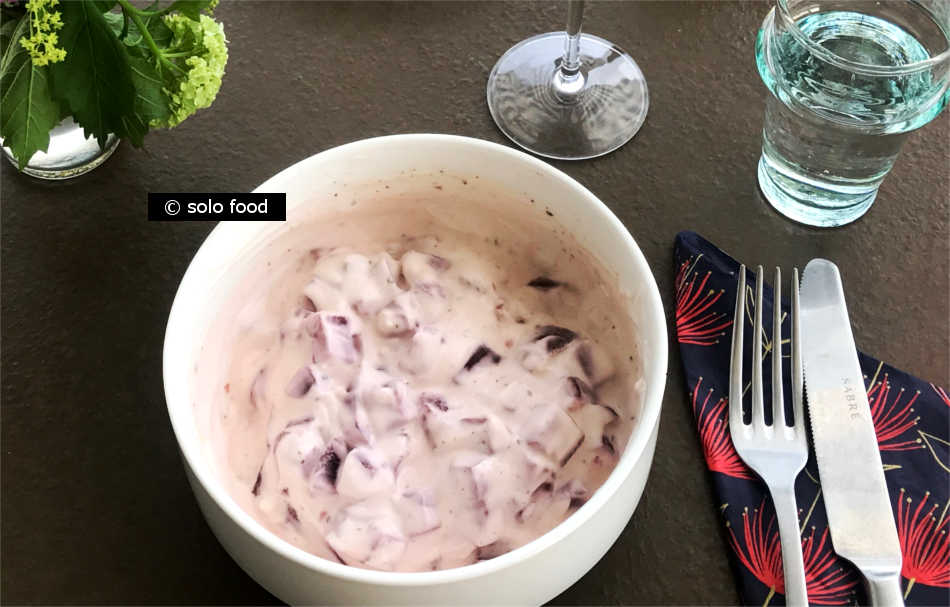 Beetroot Salad with Greek Yogurt