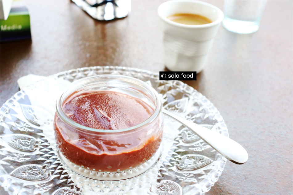 Verrines au chocolat et framboises de Chistophe Felder