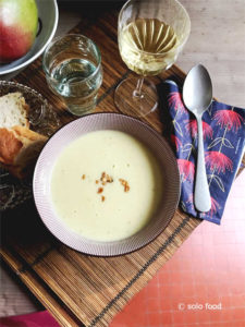 Soupe au brocoli et gorgonzola (ou fourme d'Ambert)