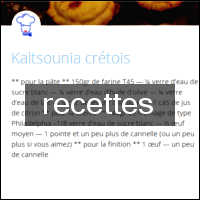 galeries des recettes