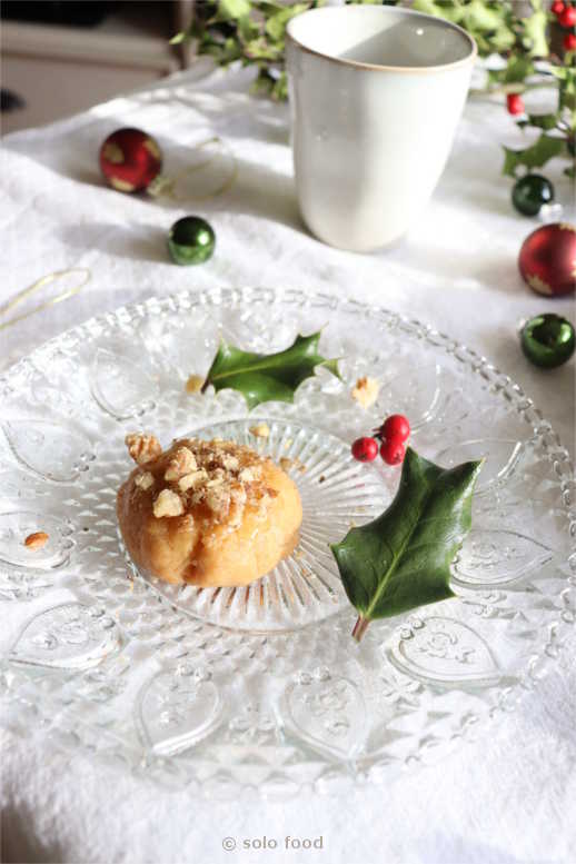 Gâteaux grecs de Noël au miel et aux épices - melomakarona - solo food