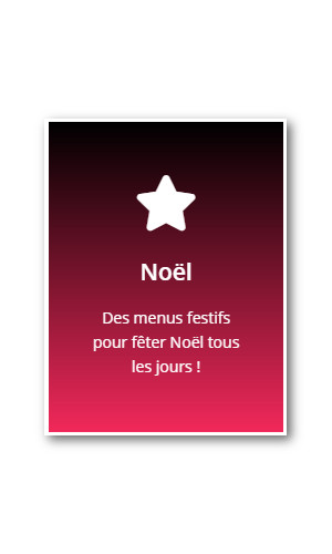 newsletter menu Noêl