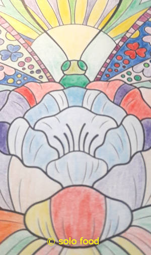 mandalas 005 - butterfly - detail