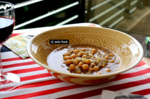 Chickpeas in soup