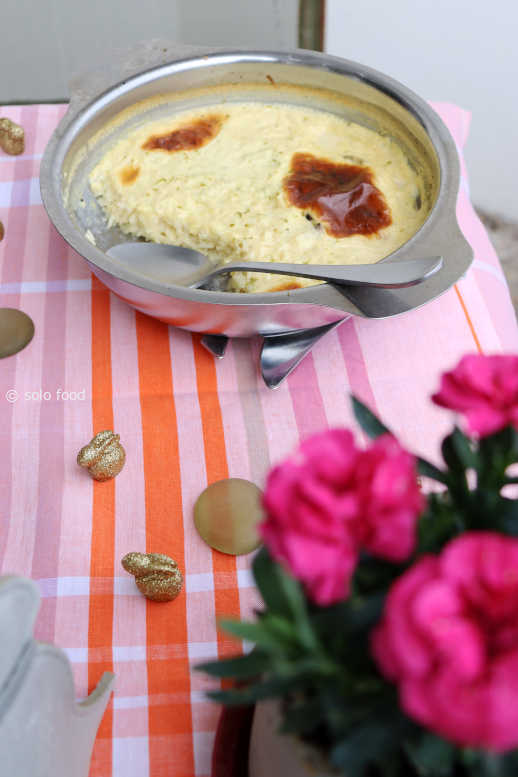 Rice pudding with soft spices