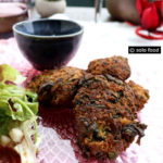 Chick peas keftas with spinach and spices