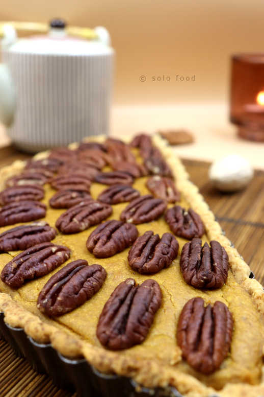 Pumpkin or Squash Pie with Pecans