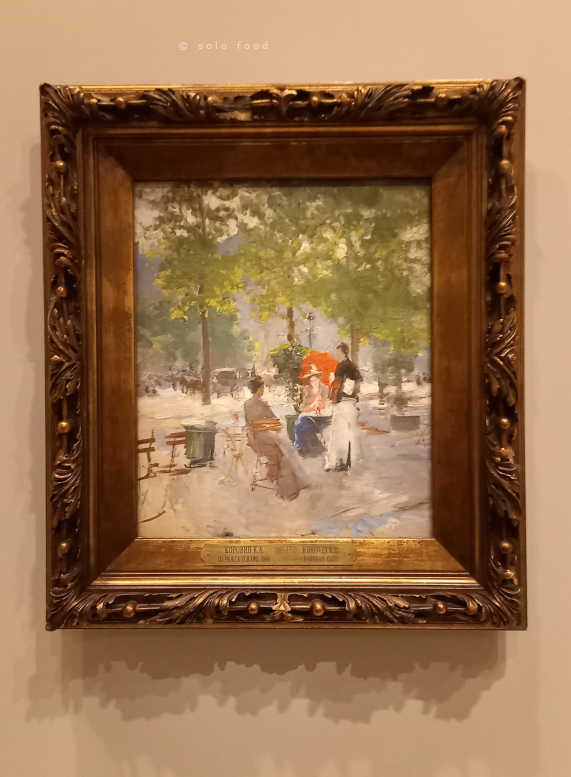 Konstantine Korovine - A Paris café - 1890 - Galerie Trétiakov - Moscou