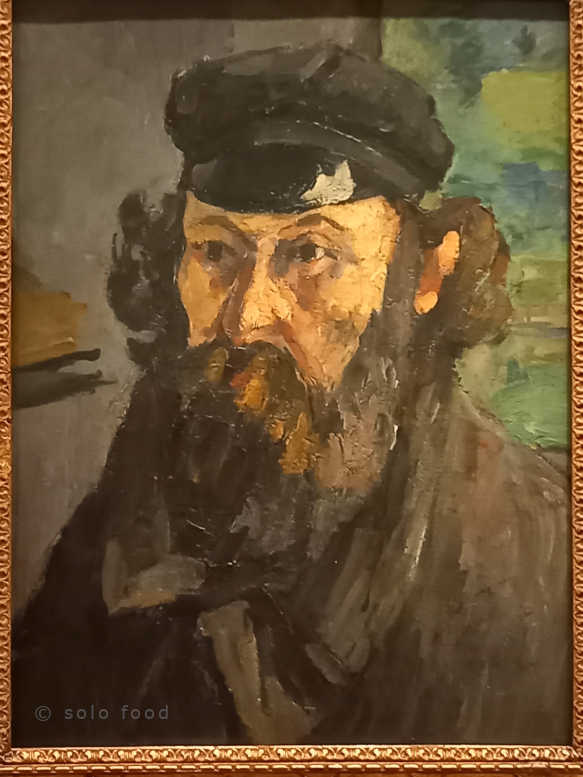 Paul Cézanne - Autoportrait à la casquette - 1873 - Musée de l'Ermitage - Saint-Pétersbourg