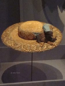 A shepherdess hat, circa 1770, a characteristic of the de la Pompadour era