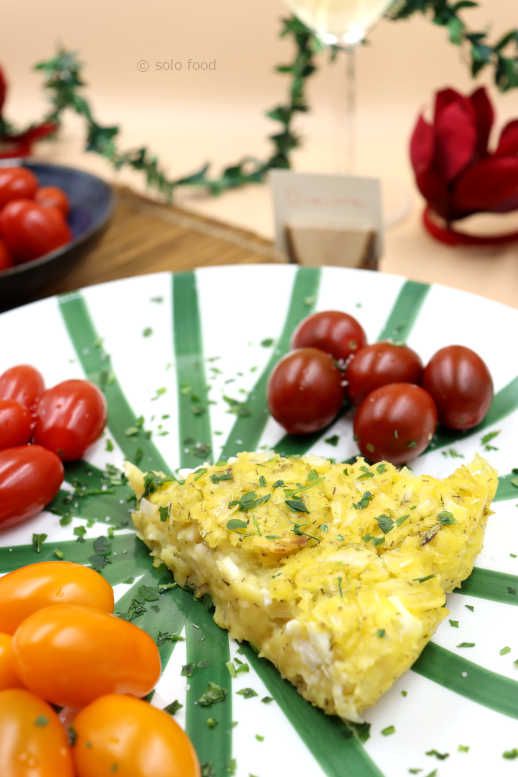 Bread with leeks and feta cheese