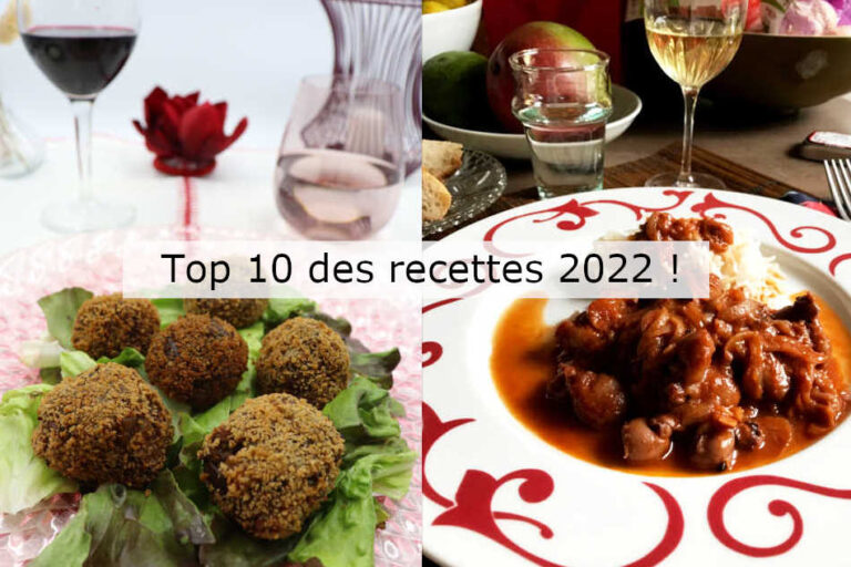 top 10 des recettes 2021